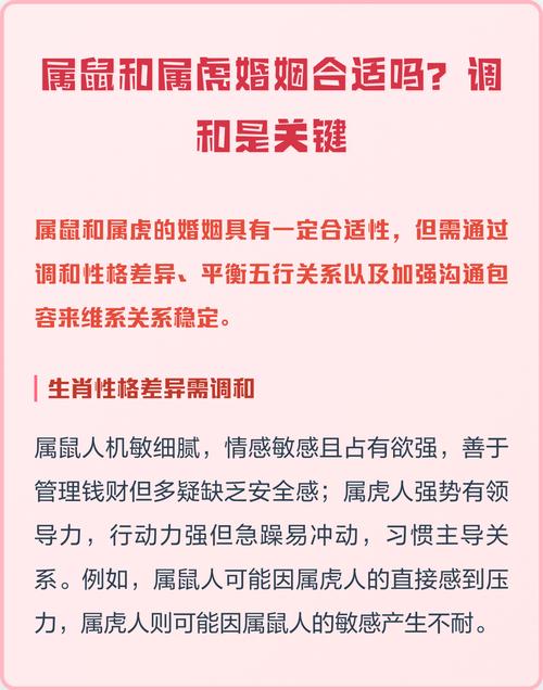属鼠的和属虎的配对是否合适，有没有什么讲究或禁忌？