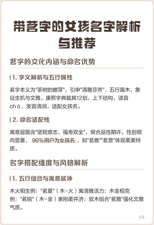 茗字取名寓意女孩，能否体现清新高雅的气质？