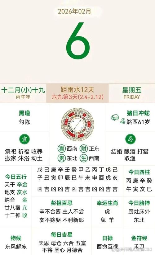 2026年腊月十九这天适合纳畜吗？是否为纳畜吉日？