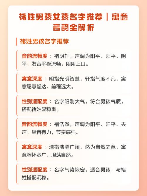 姓褚的男孩起个有诗意的名字，有没有什么好建议呢？