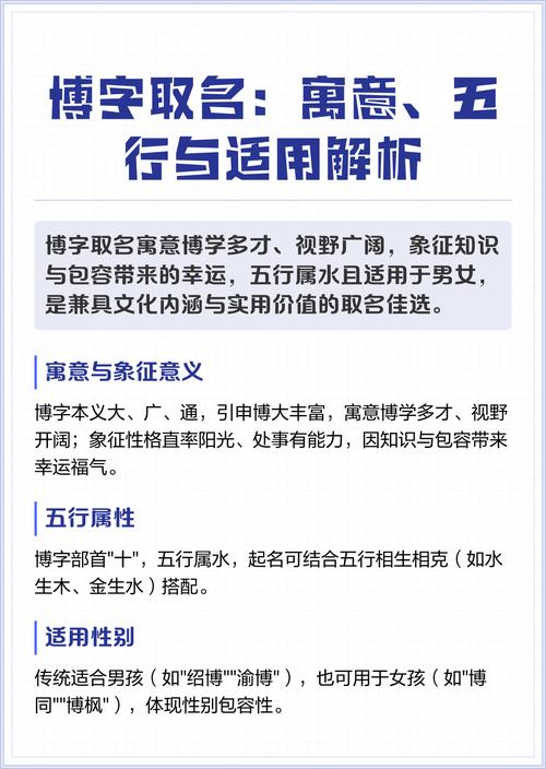 博字五行属什么男孩取名寓意博学多才的五行属性是？