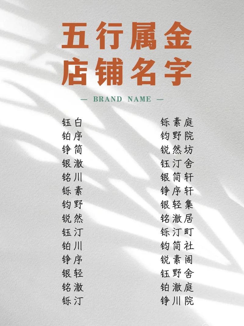 五行缺土的店铺，有没有推荐适合的名字呢？