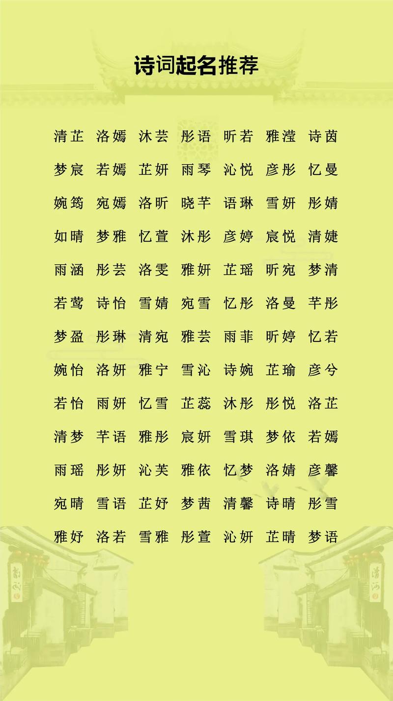 姓朱的女孩起个有诗意的名字，有没有什么好建议呢？