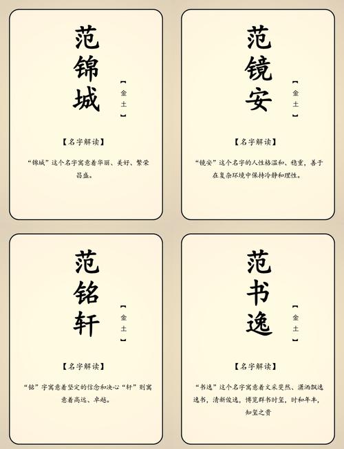 范姓女孩名字中哪个既优美又大方？