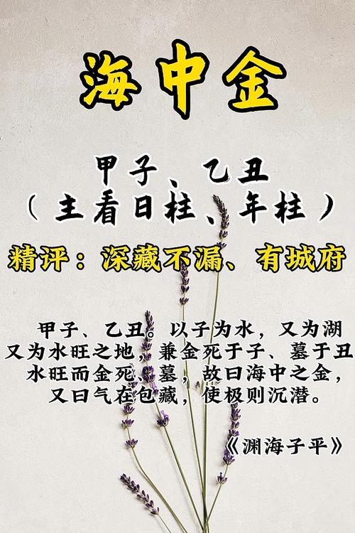 海中金命生什么命孩子旺？如何聚财改命？