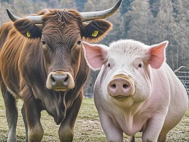 牛和猪的习性差异大，它们适合成为伴侣吗？