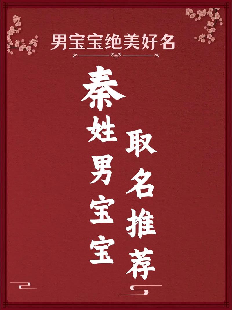秦姓气质男宝宝取名，有没有什么既文雅又有内涵的好名字推荐呢？