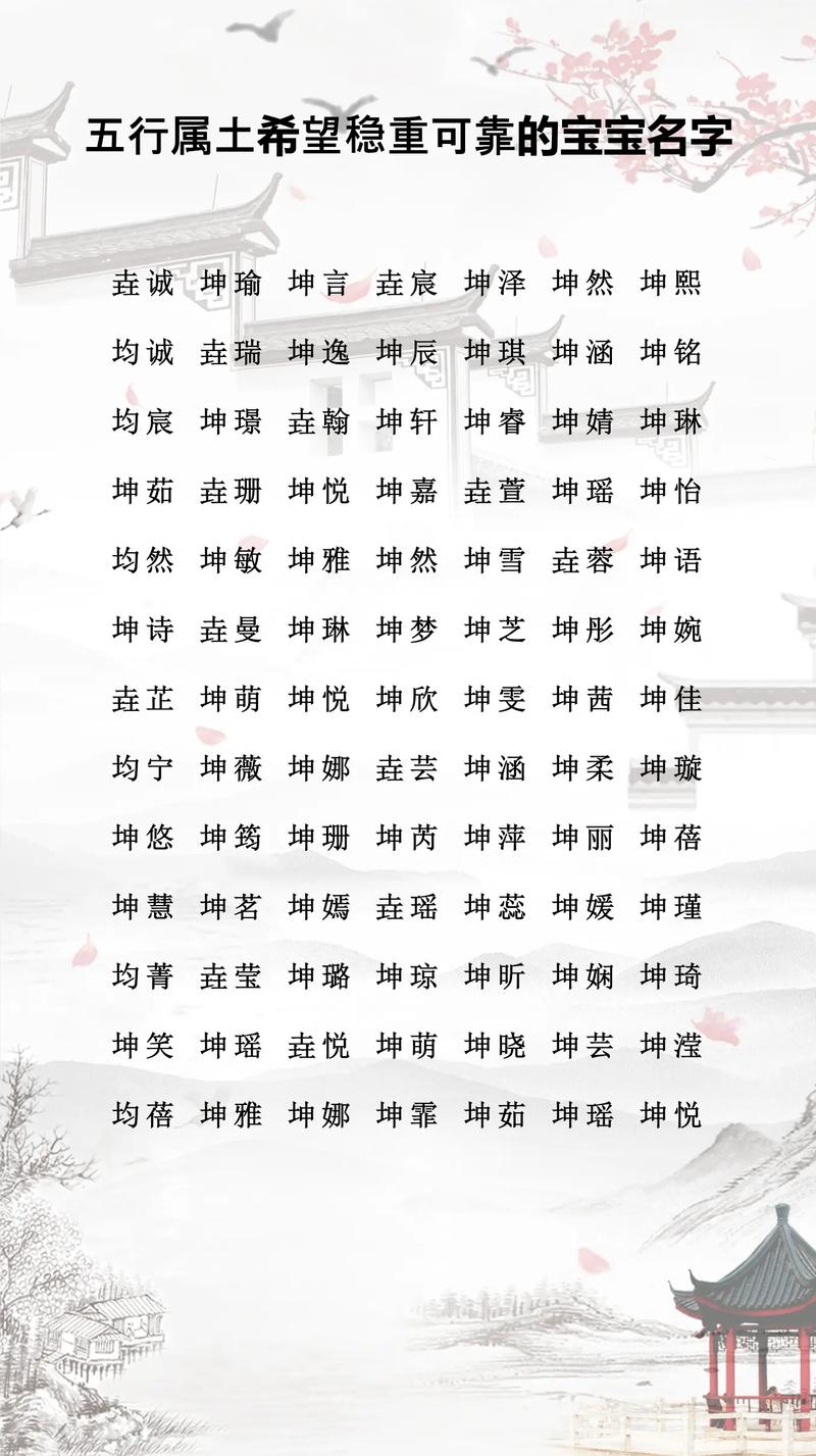 五行属土最吉利的男孩名字有哪些？有没有什么推荐呢？