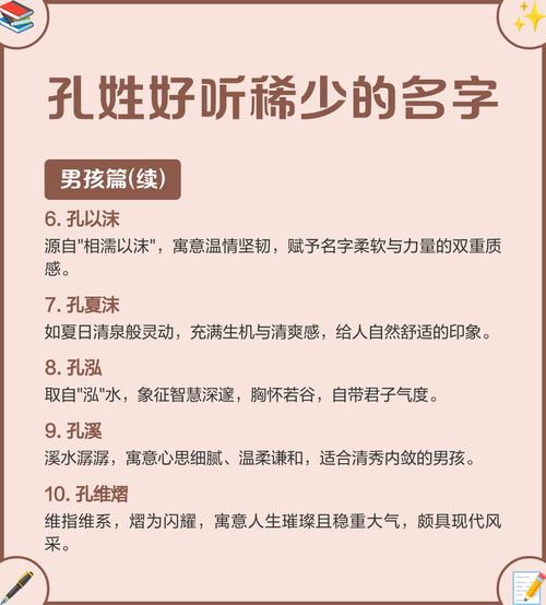 孔姓气质女宝宝取名，有没有什么既优雅又有内涵的好名字推荐呢？