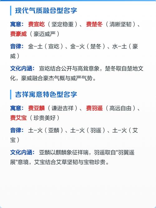 费姓宝宝取名，有没有既新颖又寓意美好的男宝宝名字推荐呢？