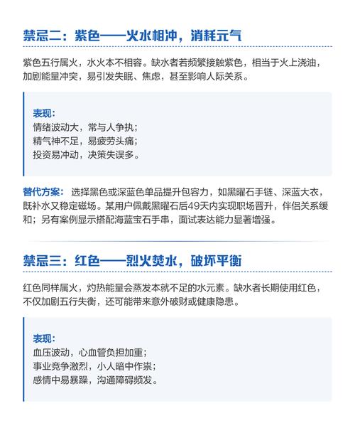五行缺水的人有哪些忌讳需要注意呢？