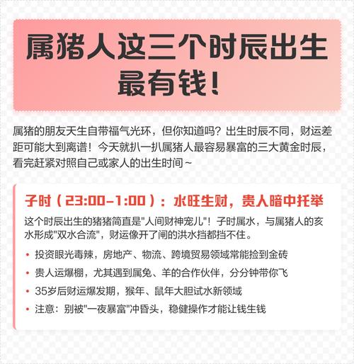 女孩出生时辰属猪，哪个时辰嫩为上等命？