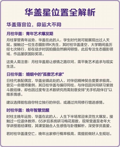 命入华盖是何高深术数？命带双华盖有何特殊含义？