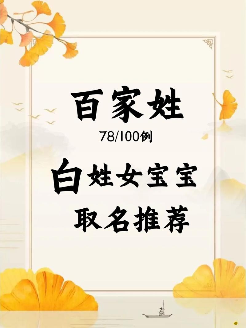 白姓才智双全的女宝宝叫什么名字呢？