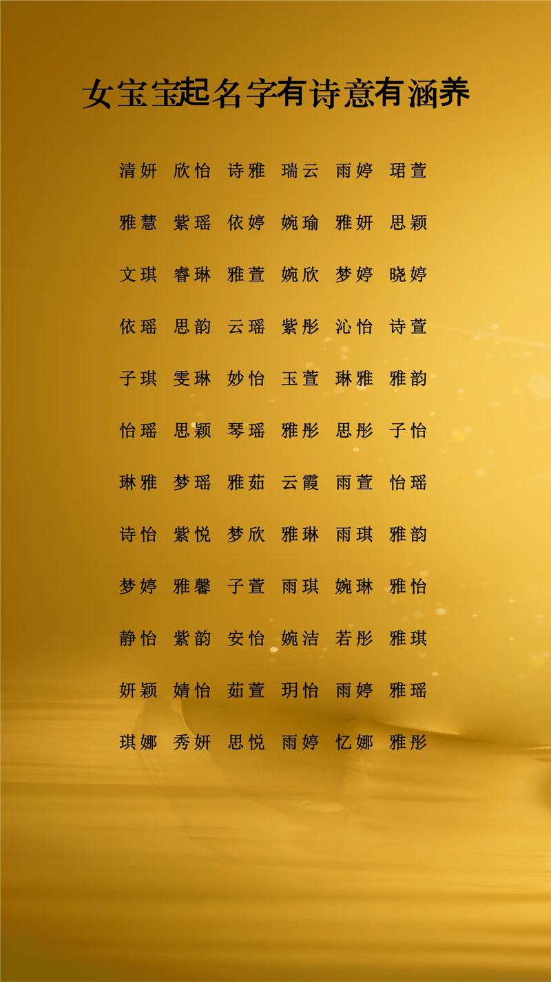 姓荀的女孩取有涵养的名字，有没有什么好的建议呢？