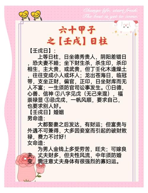 甲子甲戌癸卯庚申八字中，哪一柱对命主影响最大？