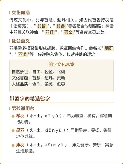 羽字五行属什么？男孩取名寓意有哪些？