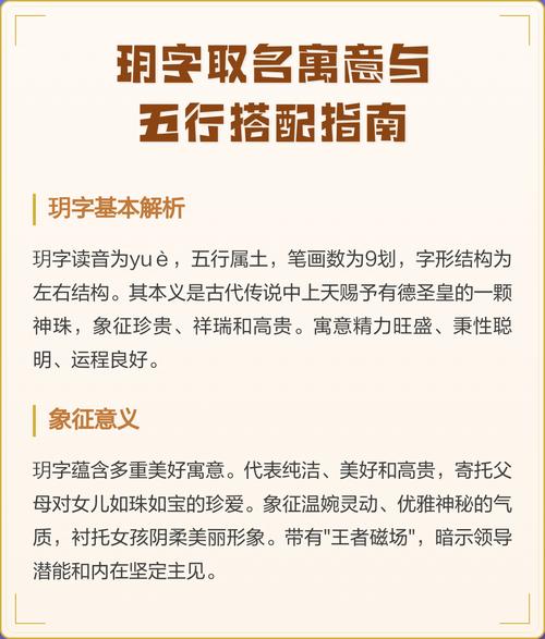 玥字五行属什么如何根据五行原理为女孩起名？