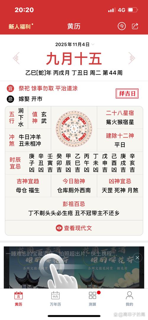 2025年11月4日这天出门是否适宜呢？