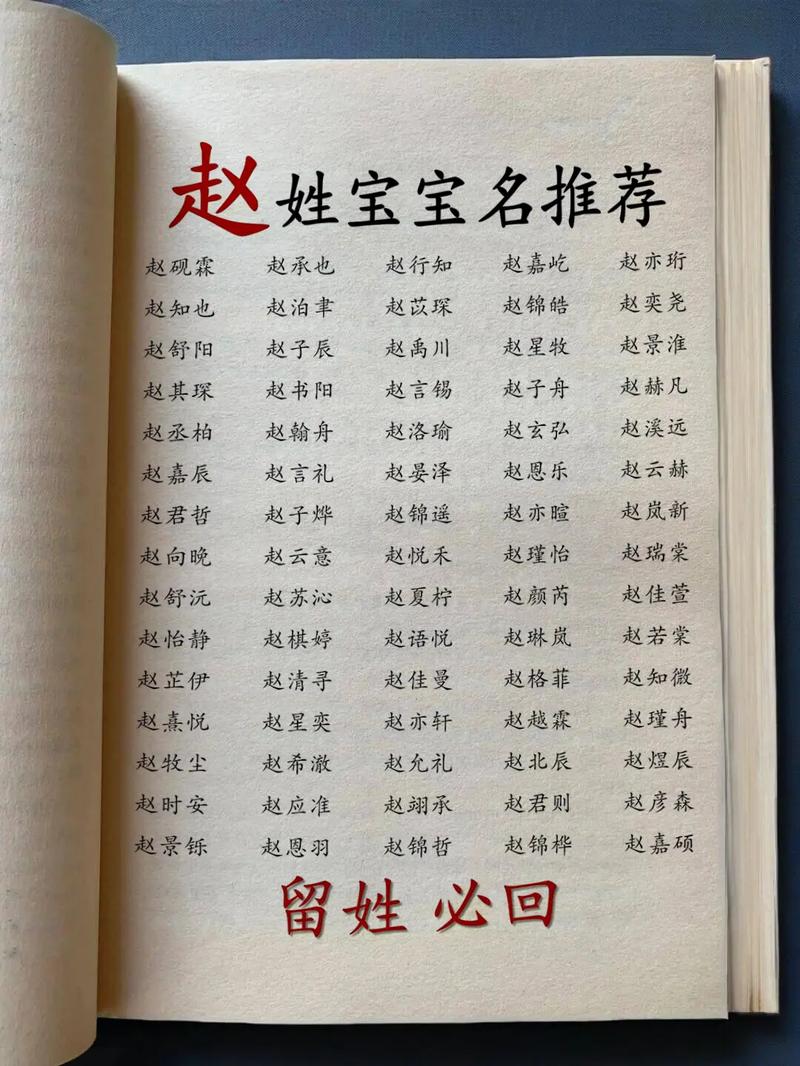 赵字取名寓意女孩，有哪些美好的寓意和含义？