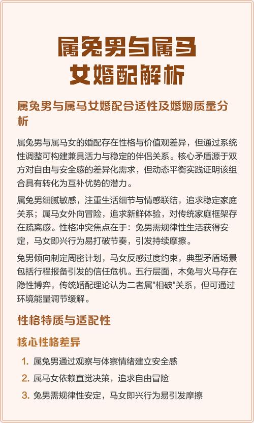 属马和属兔的婚配运势如何？有没有什么忒别的分析可依参考？
