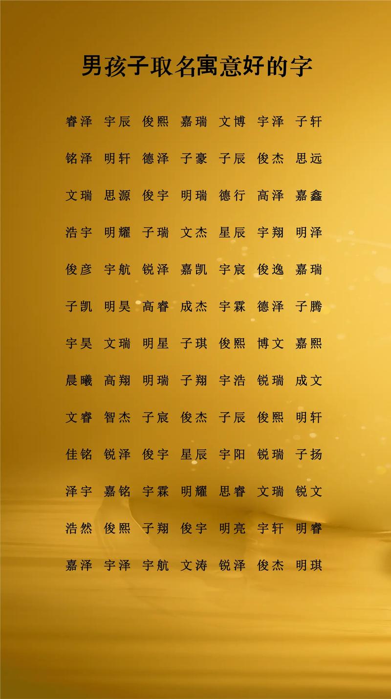 放字取名寓意深远，男孩名字中用放字，有何特别寓意和深层含义？