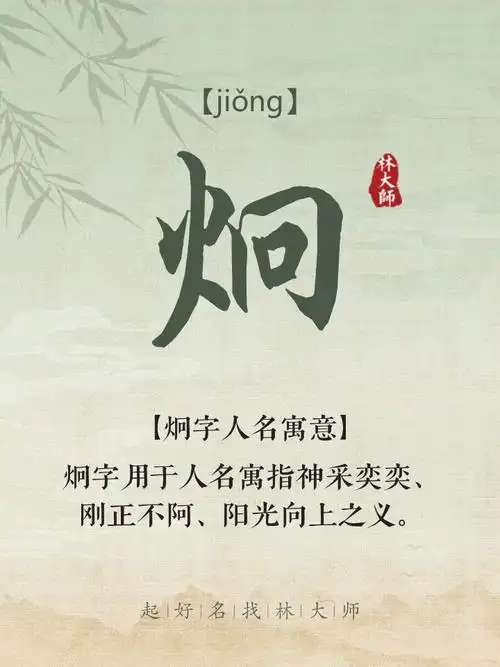 炯字取名寓意男孩聪明伶俐，能否为男孩取名寓意炯炯有神、才华横溢？