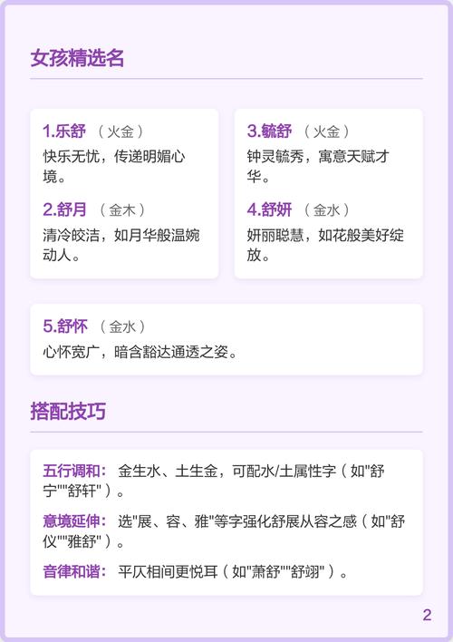 女孩用舒字取名，寓意舒适、舒展，这个名字是否适合表达她的个性与气质？