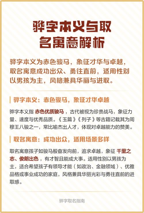 骅字五行属什么？男孩取名寓意有哪些？