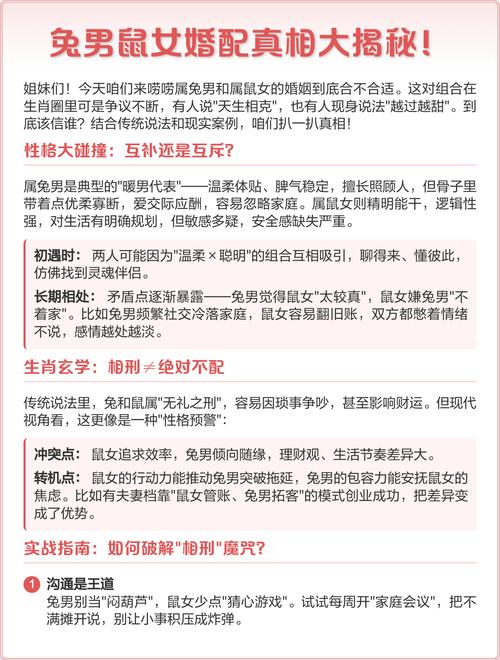 兔男与鼠女结合，他们的爱情和婚姻是否美满和谐？