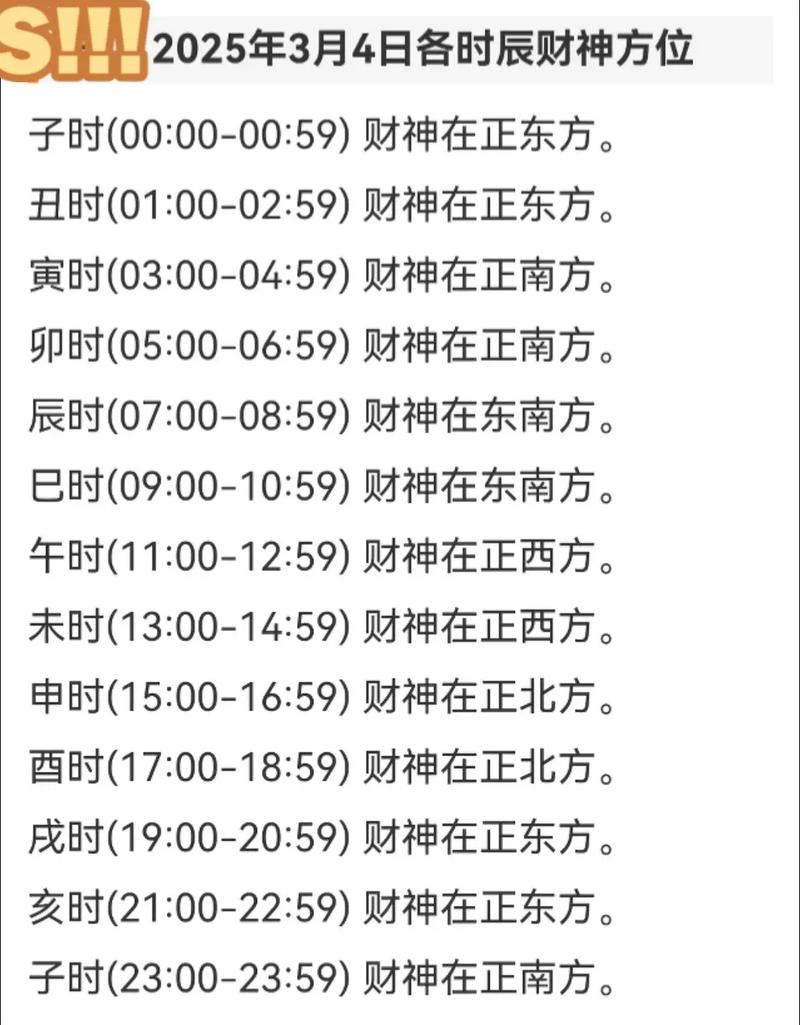 2026年5月5日打麻将时财神方位在哪里？