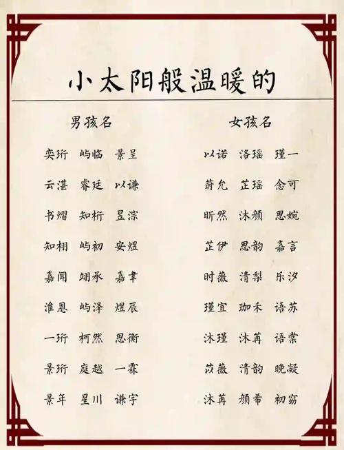暖字五行属什么？男孩取名寓意‘温暖’有哪些好选择？