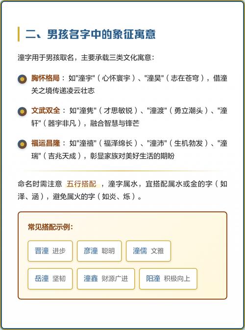 潼字五行属什么？男孩取名用潼字寓意有哪些？