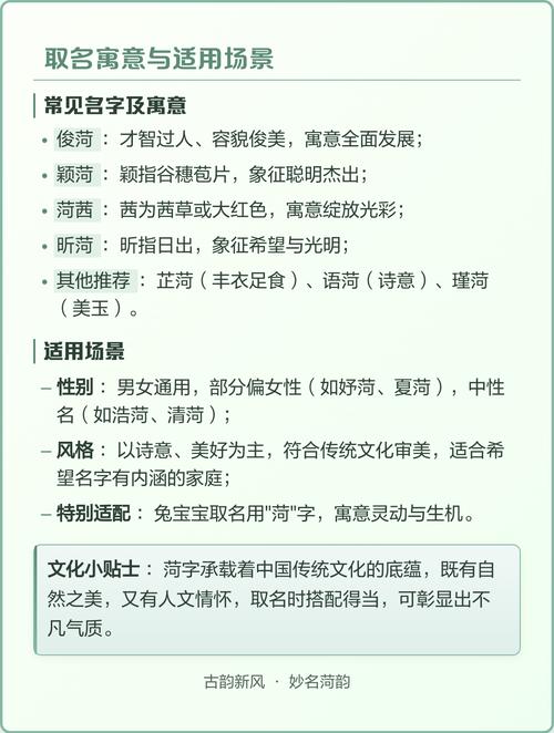 菏字五行属什么？女孩取名用菏字寓意美好，有哪些好听的选项？