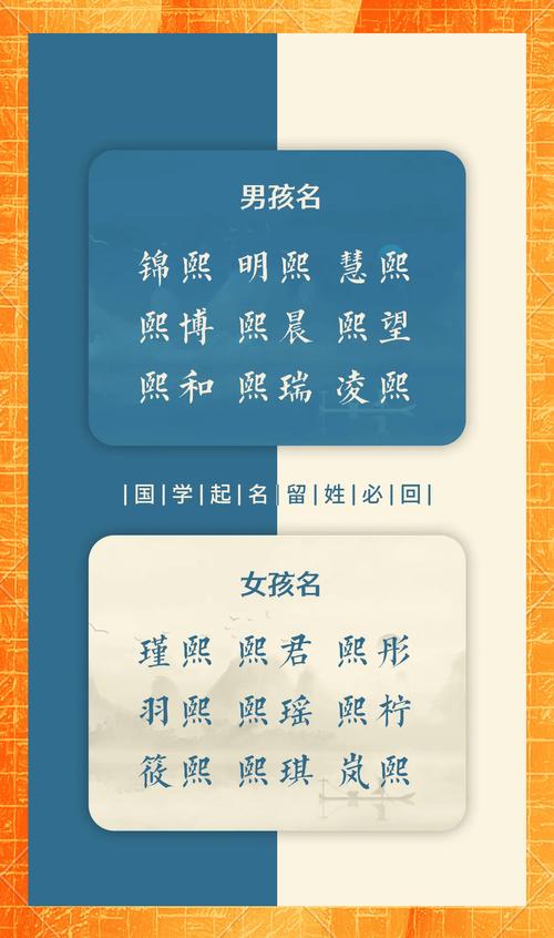 熙字五行属什么？如何根据五行属相为男孩取一个最佳组合名字？