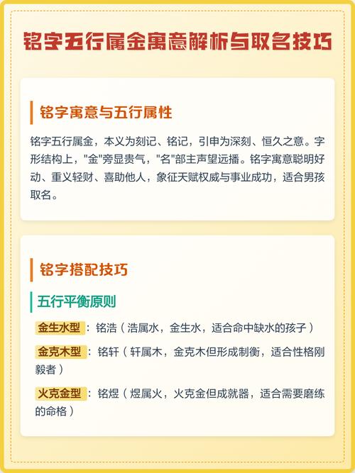 铭字五行属什么男孩取名寓意有哪些？