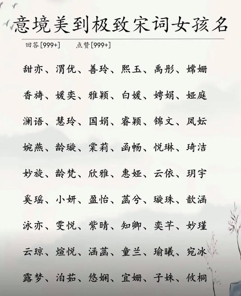 宋姓女宝宝名字中蕴含美好寓意，能否推荐一个富有深意的名字呢？