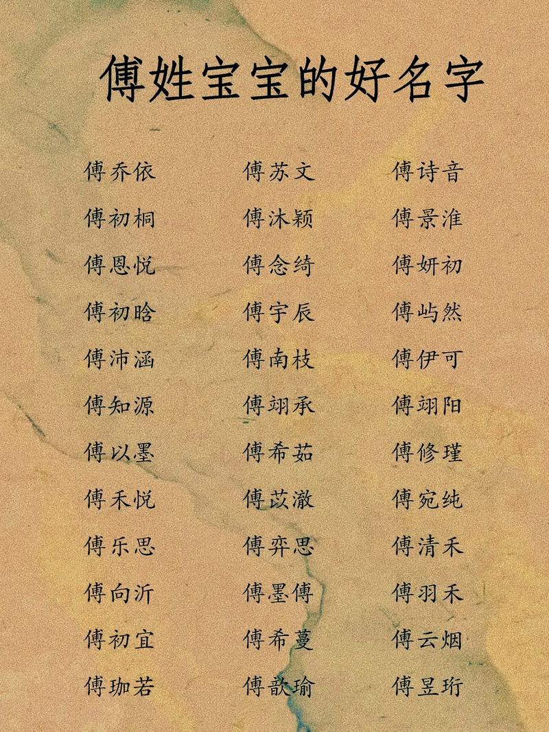 傅字取名寓意深远，男孩用傅字取名，是否寓意着智慧与才华？