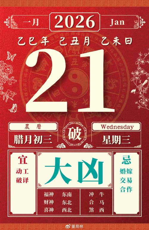 2026年01月21日农历腊月初三适合安门吗？吉日查询推荐？