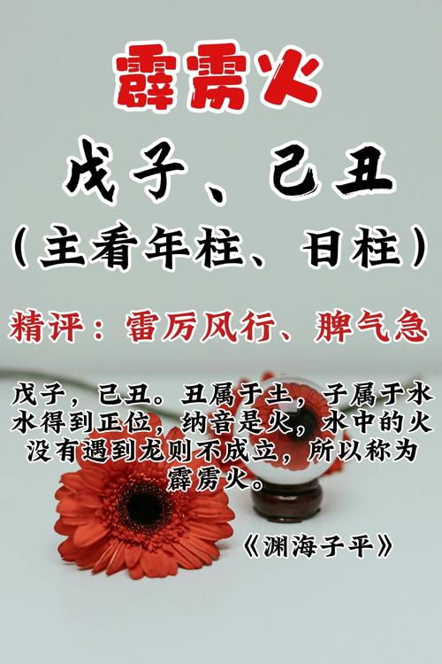戊子霹雳火命与哪种命相配？霹雳火命是否可依改变？