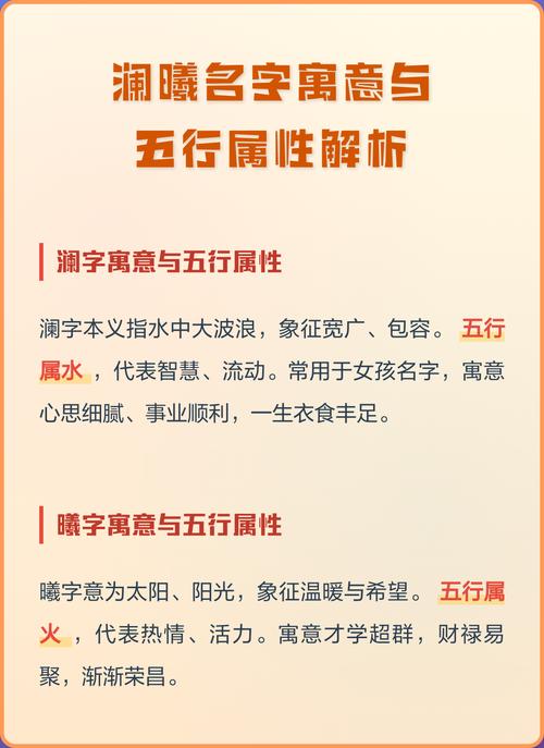 澜字五行属什么？如何根据五行原理为澜字女孩起名？