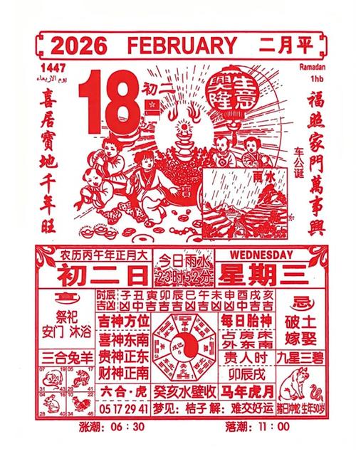 2026年2月18日适合动工吗？今日黄历查询结果如何？