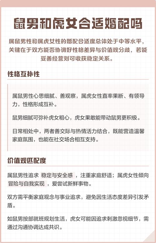属虎和属鼠的婚姻配对是否合适？