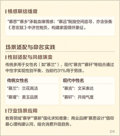 慕字取名寓意女孩，有没有什么美好的寓意可依分享？