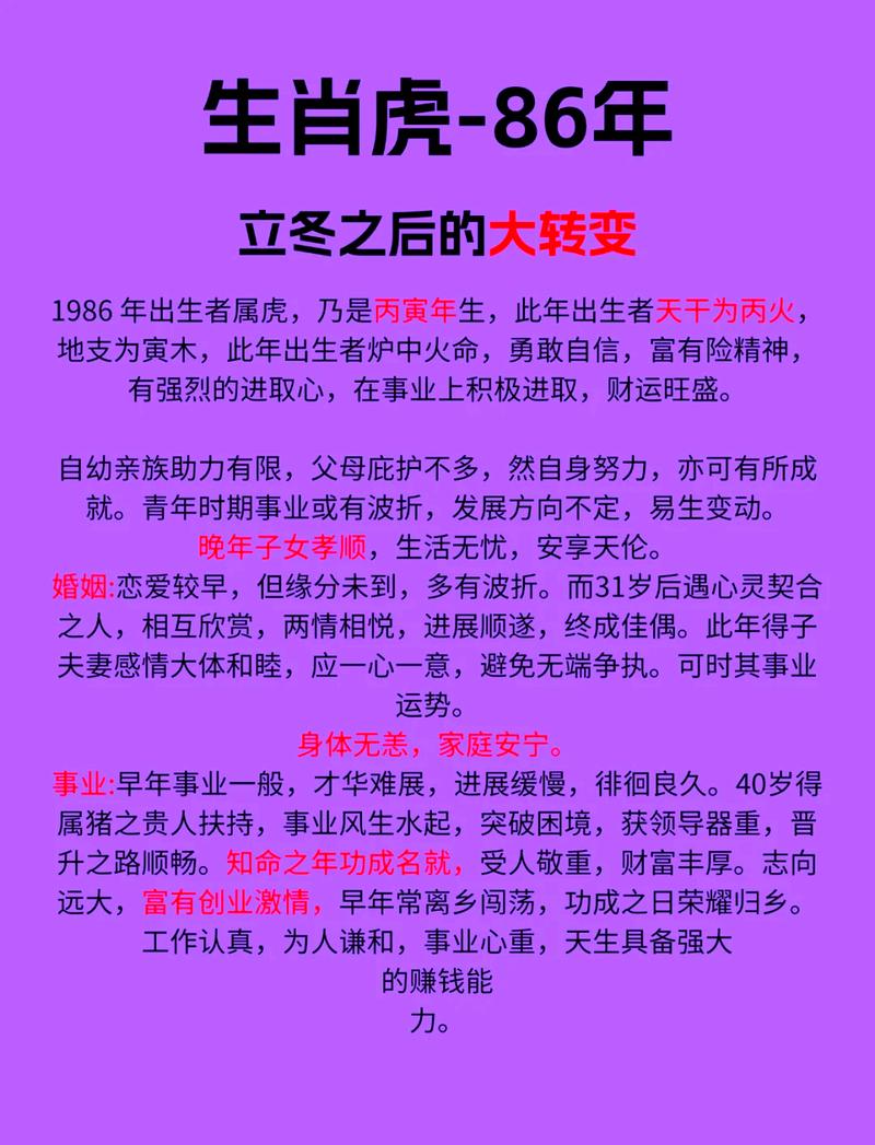 1986年出生的人是什么命格？有没有什么特别的解释或寓意？