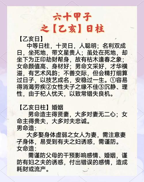 乙亥女命适合嫁给哪种类型的丈夫？