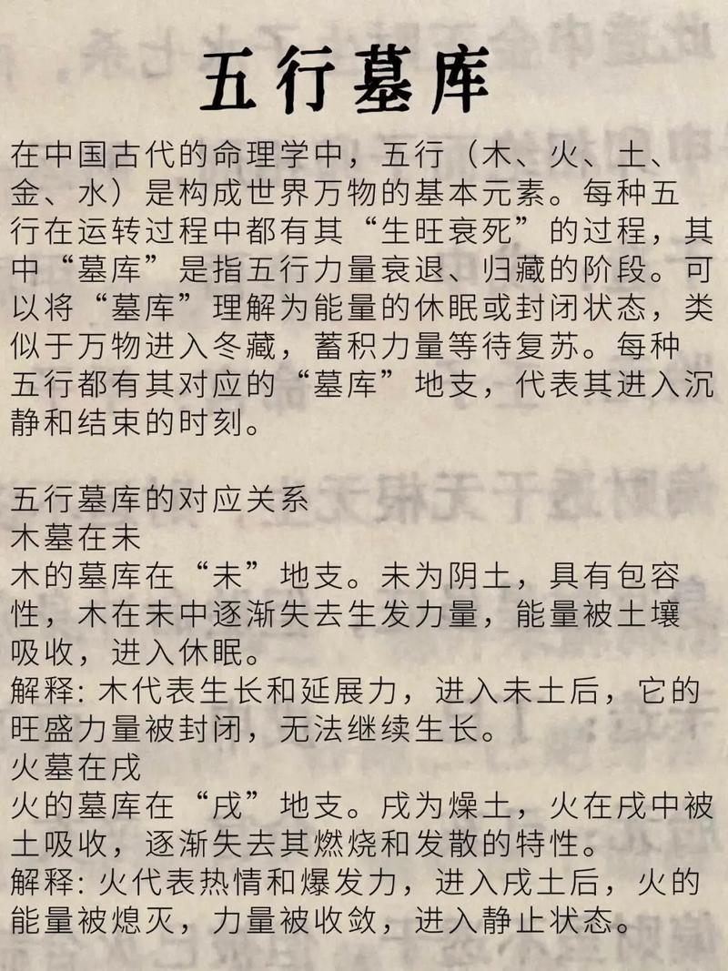 命理四库指的是哪四个宫格？