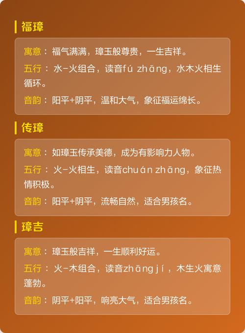 璋字五行属什么？男孩取名寓意好的璋字相关疑问？