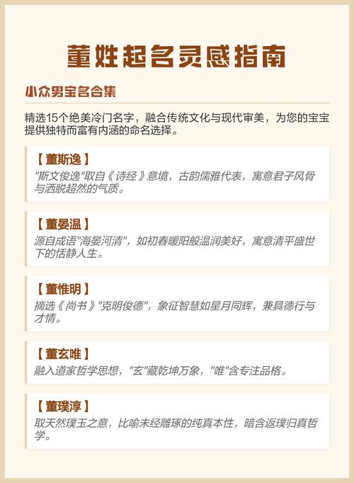 董姓男孩名字中蕴含诗意，能否推荐一个充满诗意的名字呢？