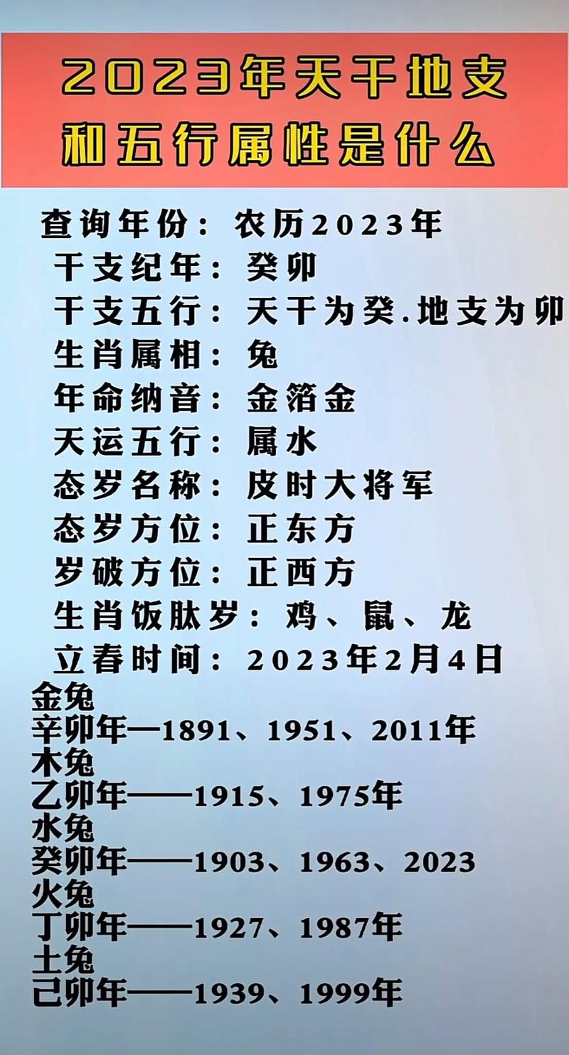 2023年出生的男孩是什么命？